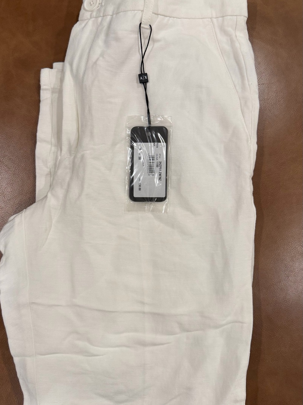 Armani Exchange Men's Off-White Sweatpants